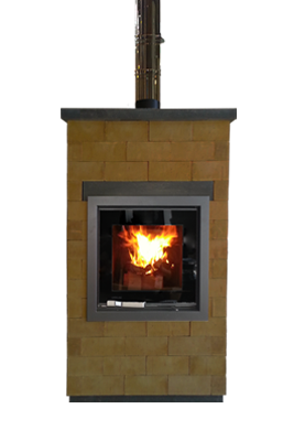 Flat 6 : heat-acccumulating wood-burning stoves 680 kg